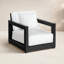 Chaise de patio avec coussins Melrose
