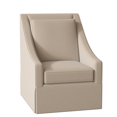 Teagan Upholstered Swivel Armchair