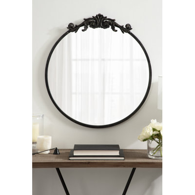 Emden Metal Round Mirror