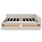 Upholstered Platform Bed With USB-1573369383