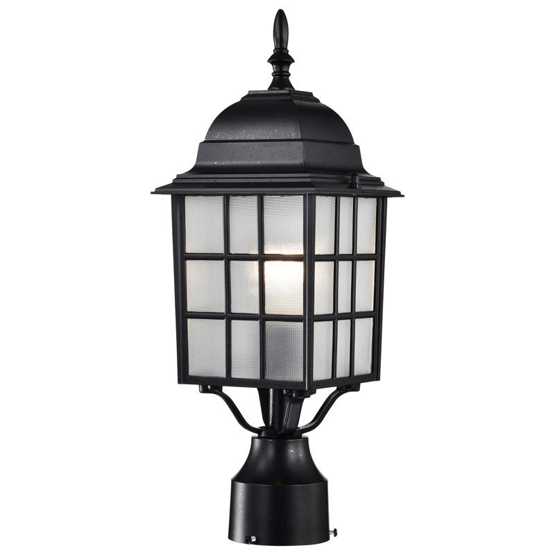 Sorrells Frosted Lantern Head, Textured Black