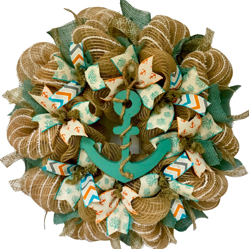 Nautical Wreath Anchors Away