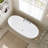 67" x 31" Freestanding Soaking Acrylic Bathtub