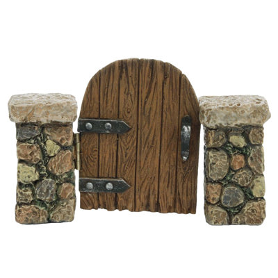 Décoration de jardin en pierre miniature en bois Teressa
