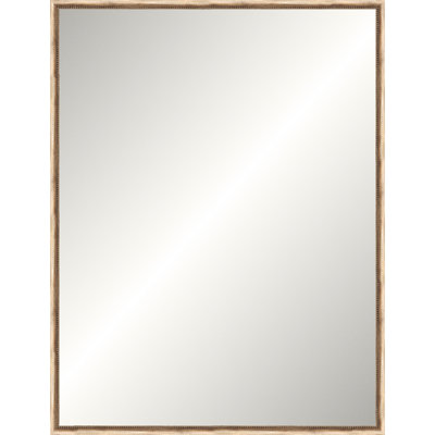 Silver Beaded Old World Mirror