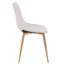 Chaise de salle à manger victorienne en lin
