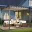 Milanna 3 x 3m Metal BBQ Gazebo