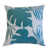 Motif floral bleu