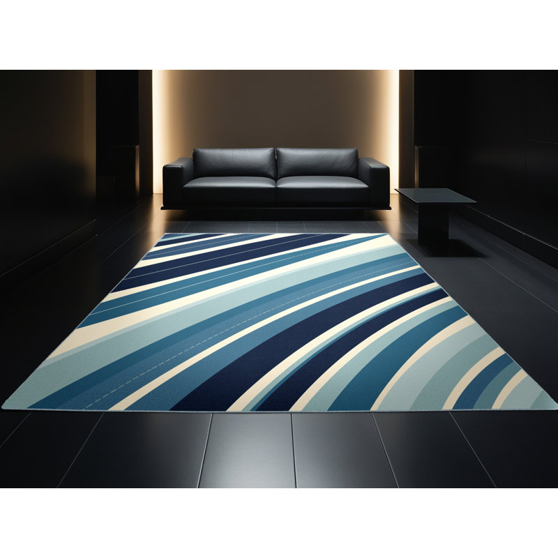 Tapis moelleux doux et moelleux Défino Bold & Eclectic Modern, 8 x 10