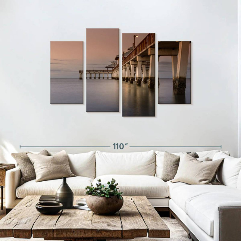Aletra Myers Boardwalk Sunset, 48" H x 75" W