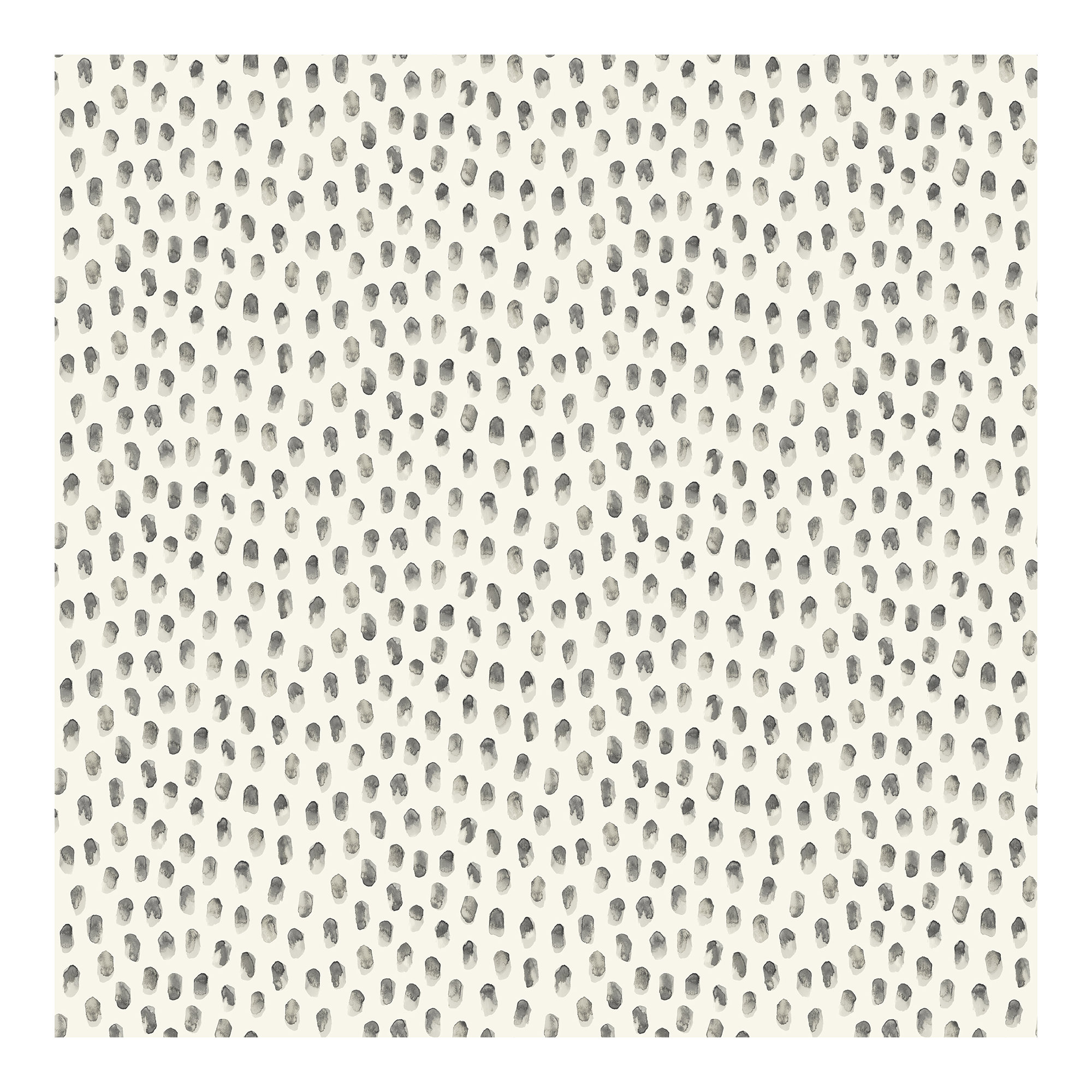 Cherbourg Modern Dots Wallpaper, Dark Gray