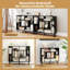 Open Bookshelf Modern Geometric Bookcase-1365791273