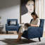 Fauteuil d'appoint rembourré 21,65 po-148715721