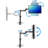 3 Way Adjustable Tilting/Swivel/Articulating Arm Desk Mount for 13" - 30" LCD/LED