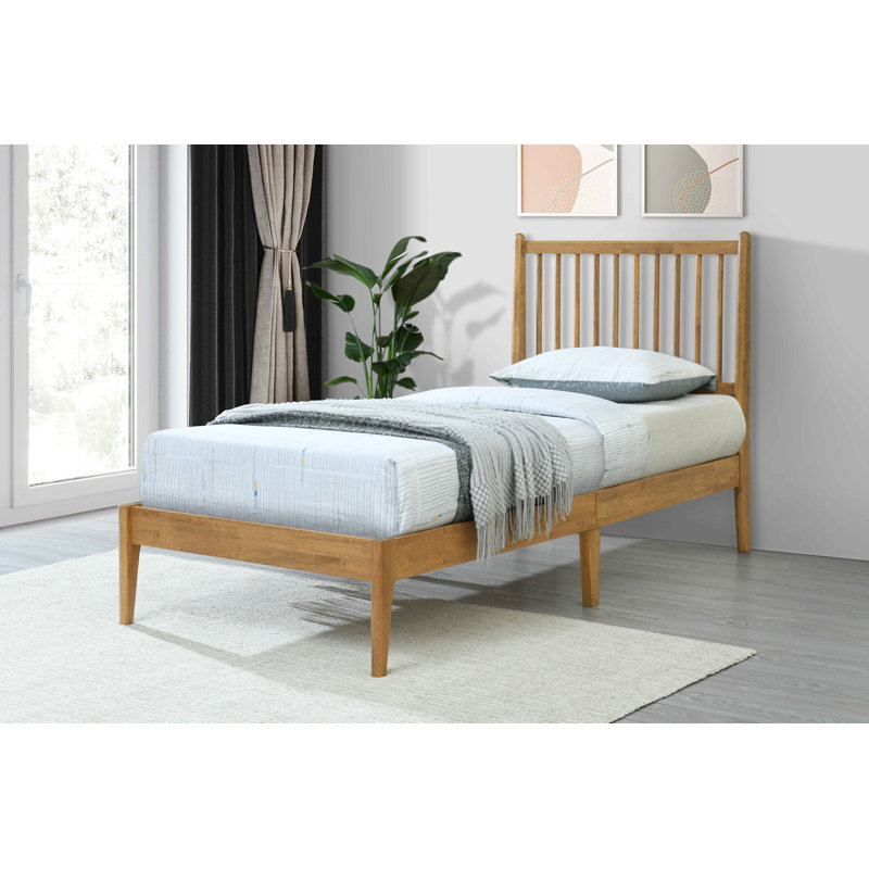 Solid Wood Bed, Single (3')