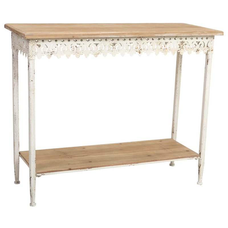Andreana 105cm Solid Wood Top Console Table