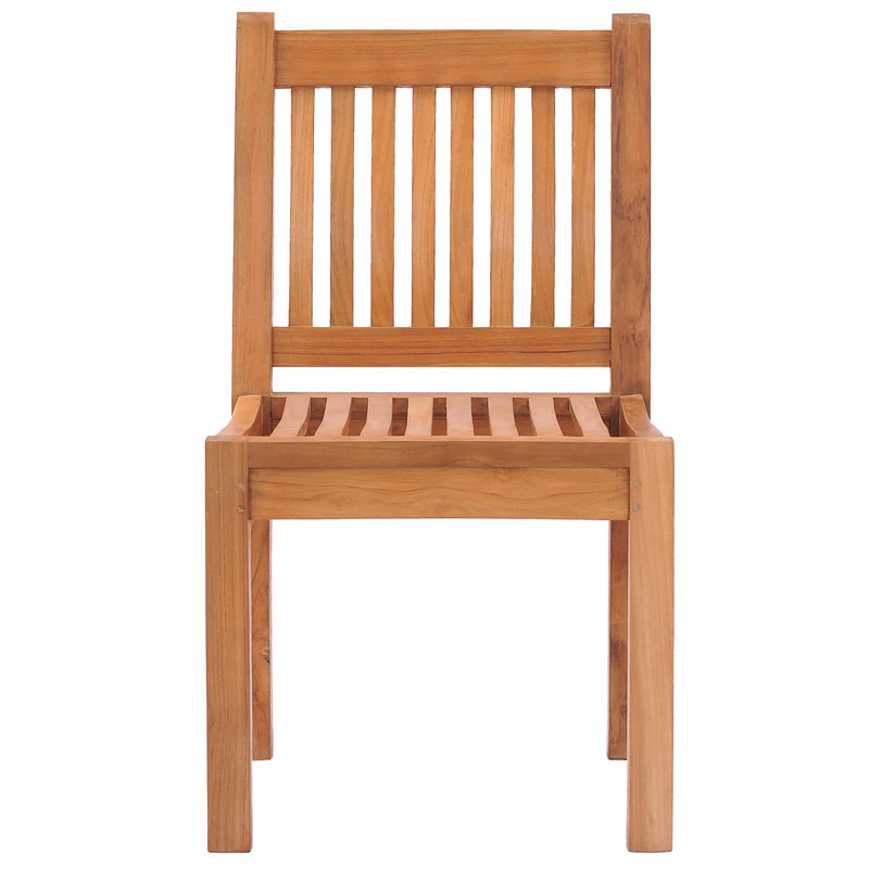 Catriona Outdoor Teak Dining Side Chair