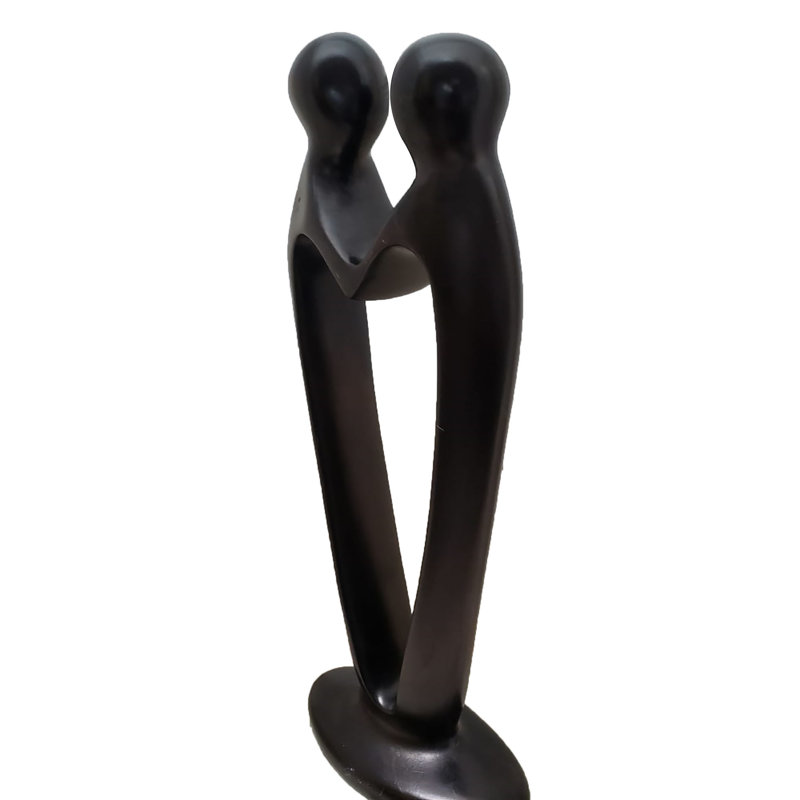 Menges People Figurines & Sculptures, Black, 12" H x 4" W X 2.5" D