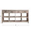 Console en bois de récupération 79 po Kailub