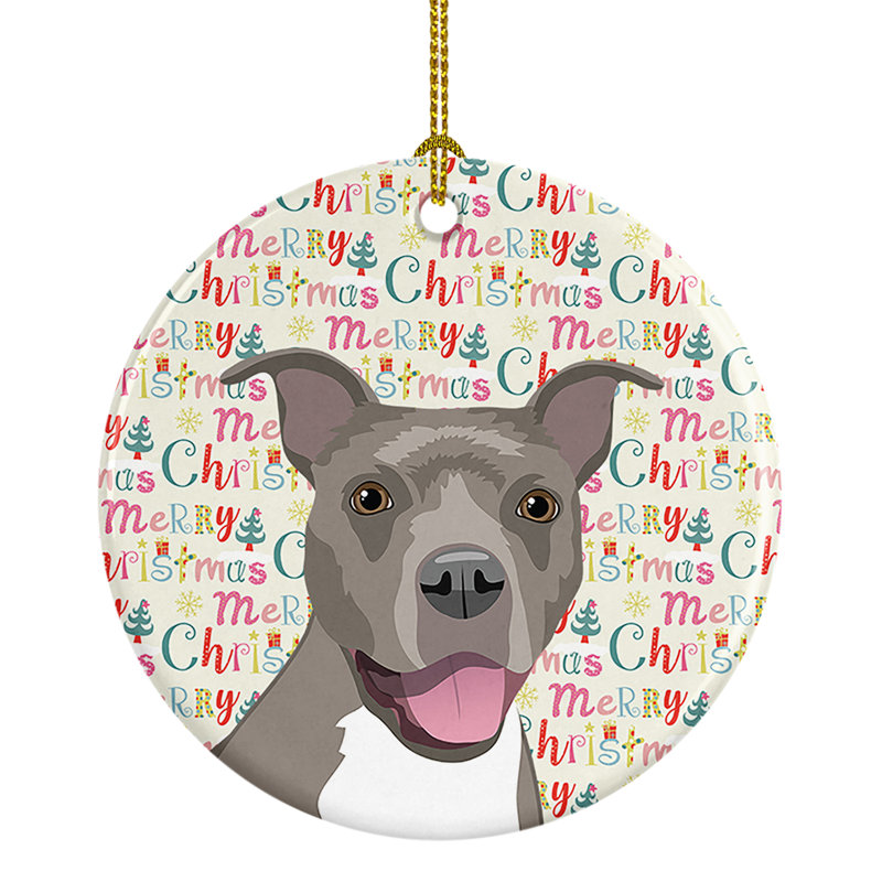 Décoration de Noël suspendue Pit Bull
