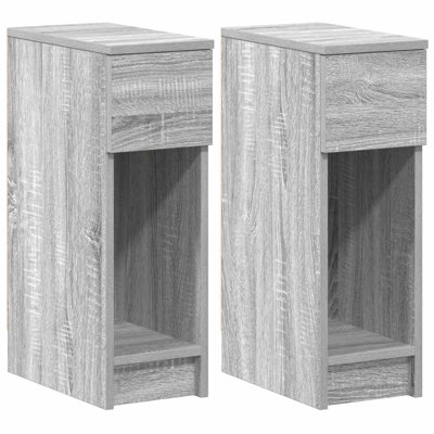 Cornelio 20cm W Manufactured Wood Bedside Table