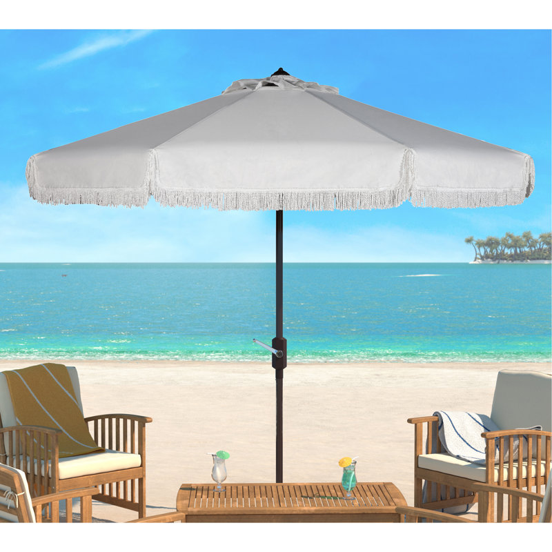Outdoor Argentina Beach Parasol, White