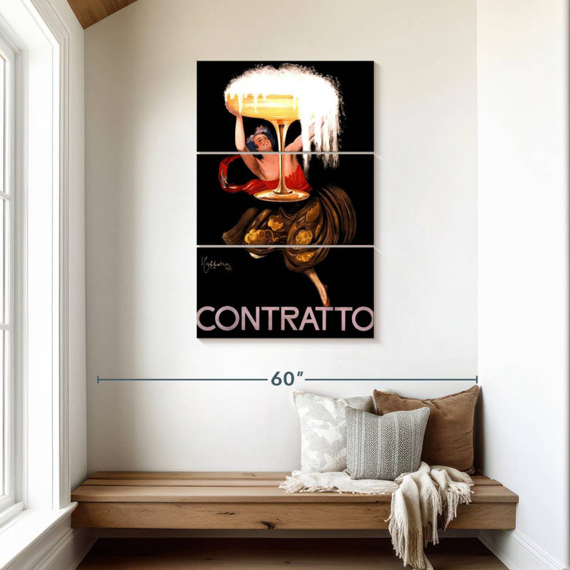 Yarlin Contratto Advertisement For Liquor, 45" H x 28" W