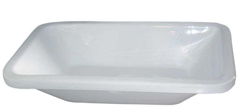 Barclay 12.88'' White Vitreous China Rectangular Bathroom Sink