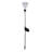 Silver Solar Powered Integrated LED Pathway Light