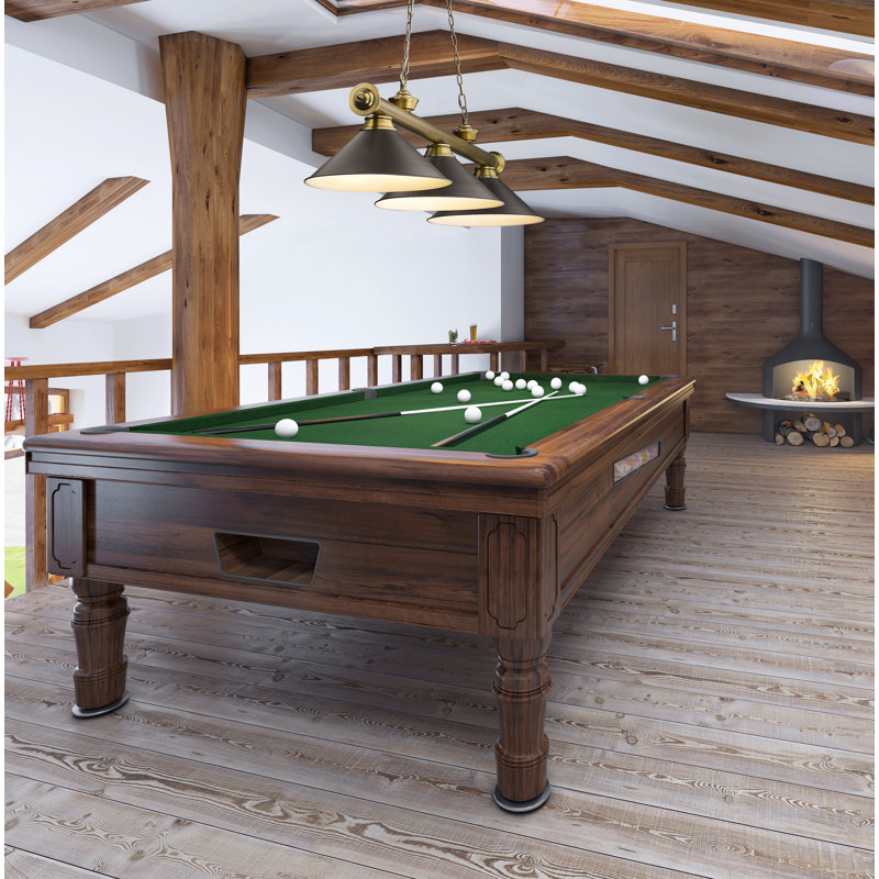 Luminaire suspendu pour table de billard 3 lumières Annaleisa, Bronze