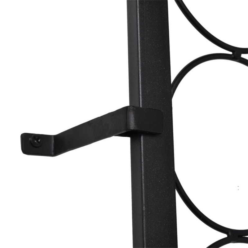 Braylyn Floor Wine Bottle Rack Black
