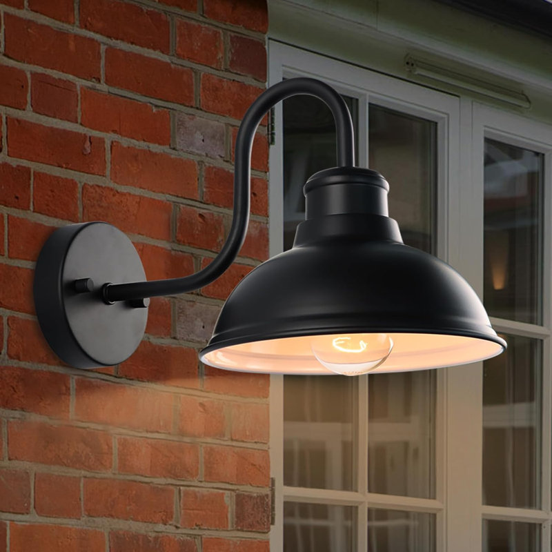 Luminaire mural rétro d'extérieur 8 pouces Farmhouse