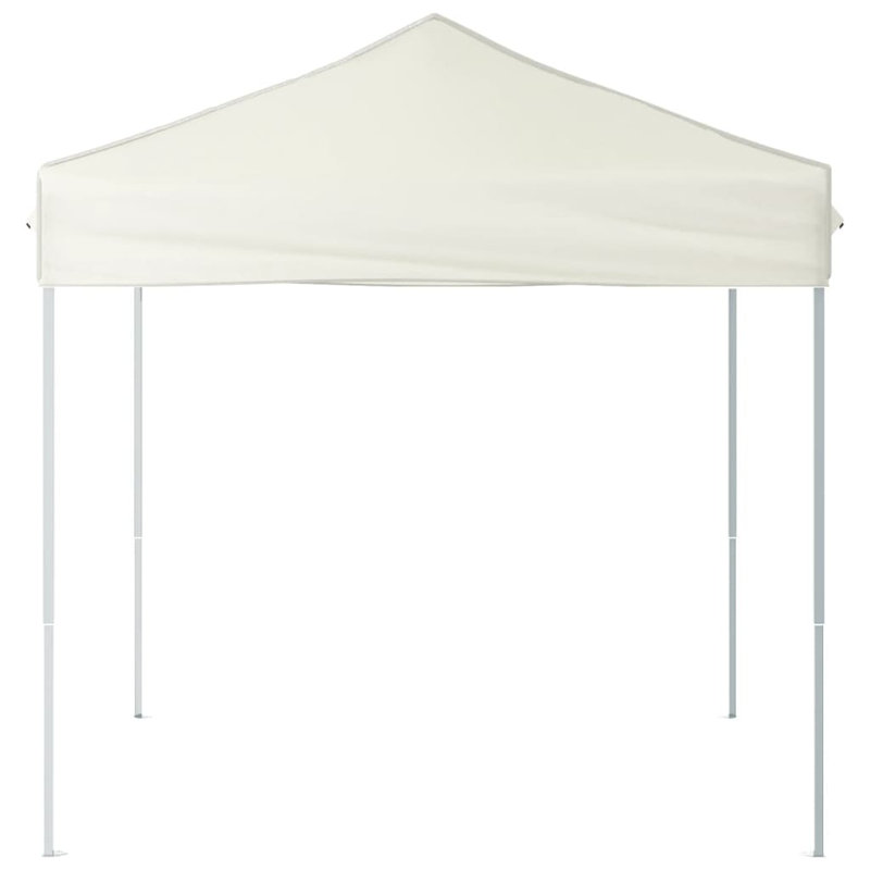 Anaberta 1.95m x 1.95m Steel Party Tent, White, Cream