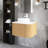 24" Bathroom Wall-Mounted Vanity With Sink-514602813