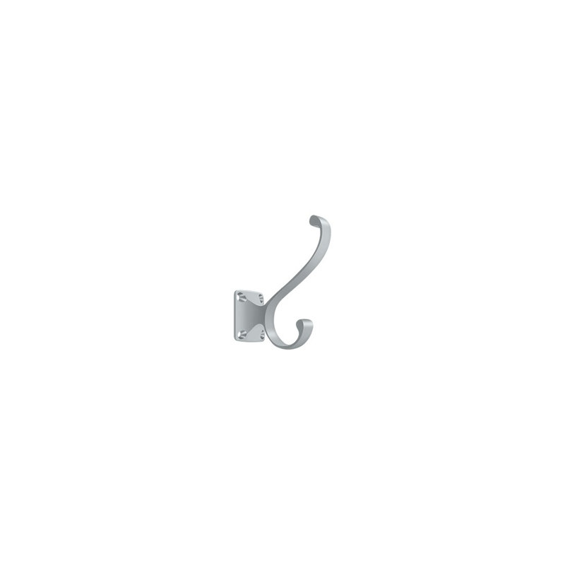 Wall Hook, Brushed Chrome