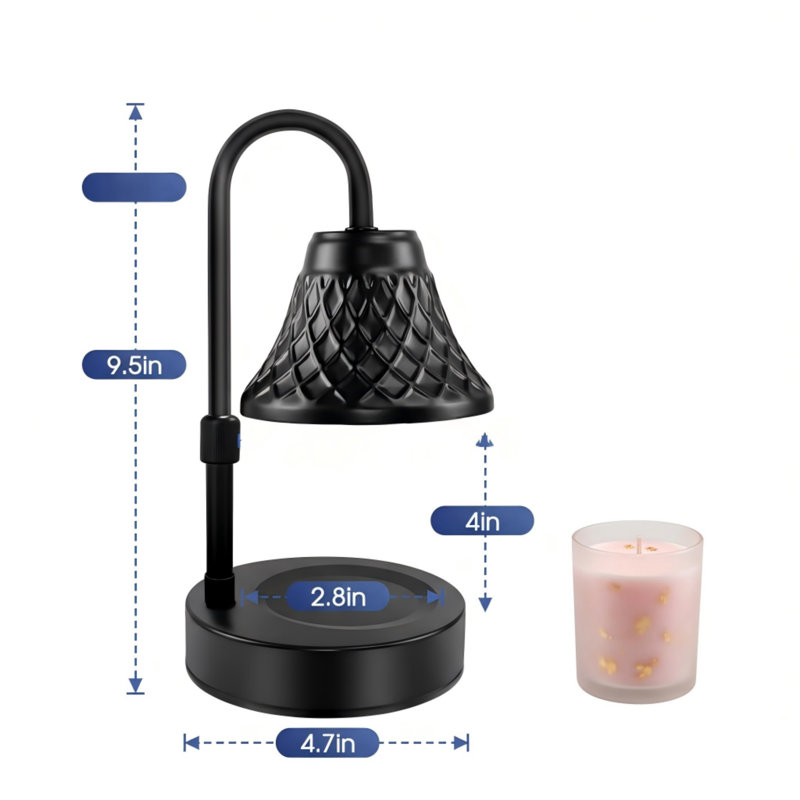 Adjustable Candle Warmer Lamp With Timer: Christmas Birthday White Elephant Gifts For Women Fits All Candle Jar Home Decor - Wax Warmer For Scented Wax Gifts For Women