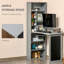 Bureau de bureau mural pliable avec table d'écriture et tablette latérale pliable