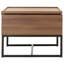 Table basse à tréteaux avec rangement Genetta