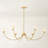 Mitzi Natasha wide Chandelier in Aged Brass-114604635-114604636