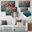 Fleur de pommier bleu et rose I - décoration murale fleur de pommier-1180447759-1180447758