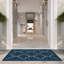 Tapis d'intérieur / extérieur bleu marine / beige-1931473663