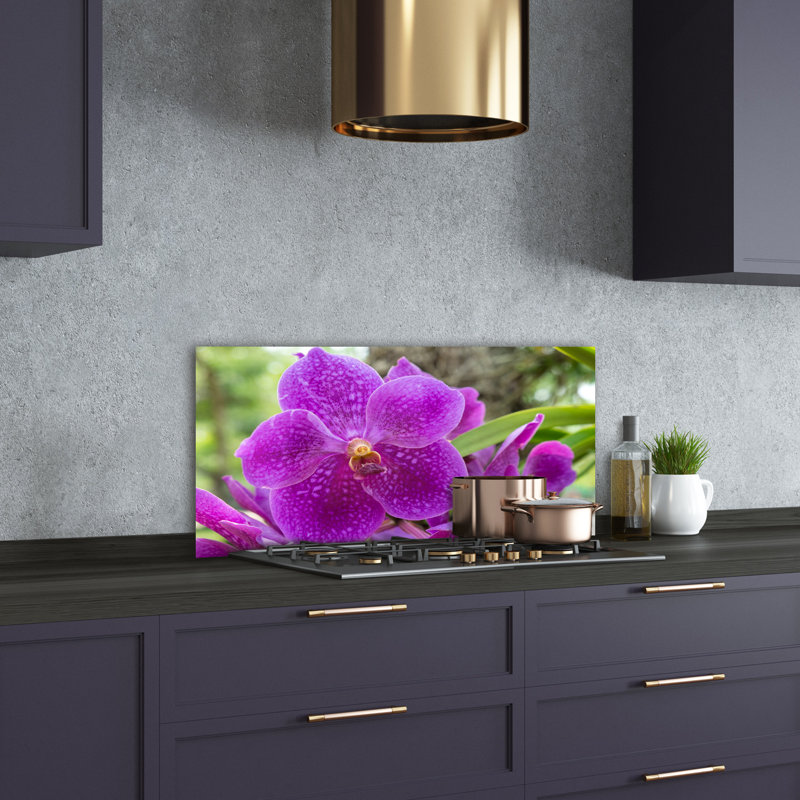 Lisseth 50cm W x 100cm L Glass Peel and Stick Panel