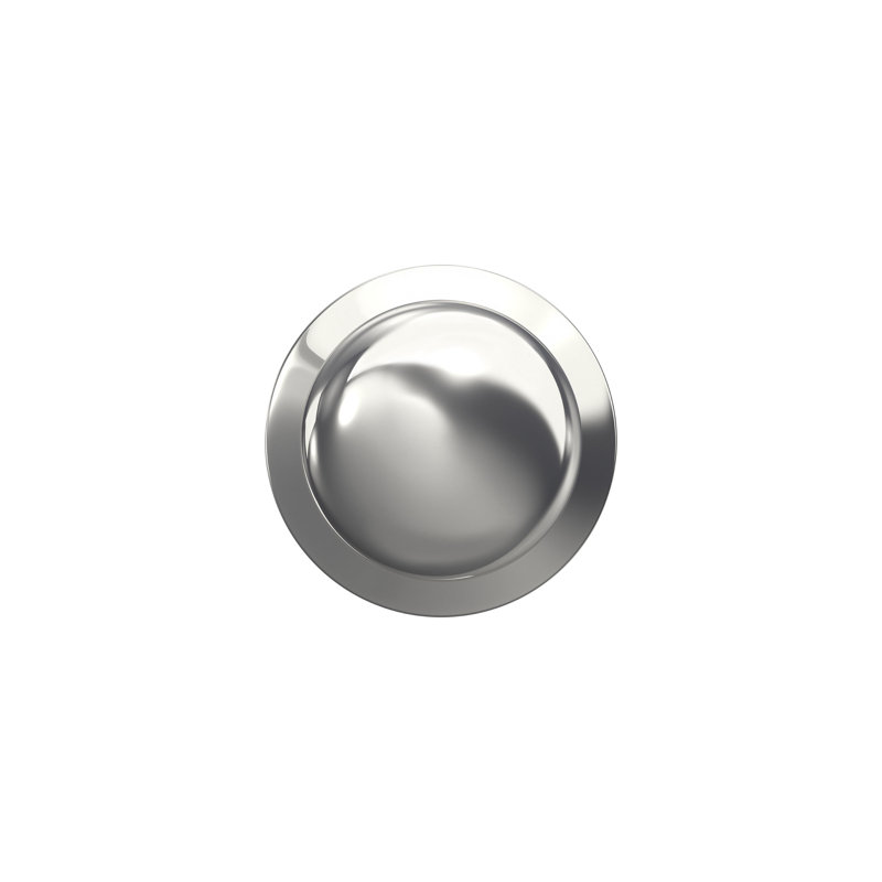 Plymouth Passage (Hall & Closet) Round Knob, Bright Chrome