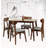 Darra Solid Wood Base Dining Table-167206076