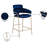 Yara Beige Velvet Counter Stool-75000052