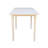 Ginna Extendable Unfinished Solid Wood Dining Table