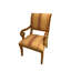 Infinity 22.5" Wide Cotton Armchair In Gold Fabric-398637029
