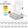 5'' Selectable Color Temperature Dimmable Air-Tight IC Rated LED Canless Recessed Lighting Kit