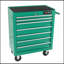 Chariot à outils multifonctionnel avec 7 roulettes - Vert