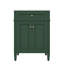 Meuble-lavabo 24 po avec lavabo, unité de rangement moderne avec 2 portes à fermeture en douceur et tiroir escamotable-121088158-121088155